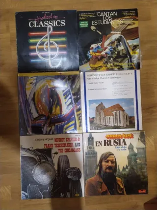 Lote 50 Vinilos Rock, Musicales y Pop