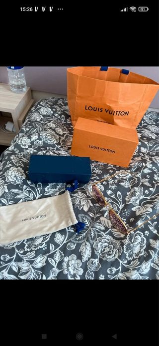 Occhiali da sole Louis Vuitton Aviator Oro Rosa