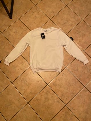 Felpa Stone Island Bianca Nuova