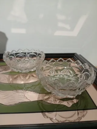 Juego tocador cristal