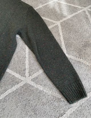 Jersey lana jaspeada cuello alto Talla L