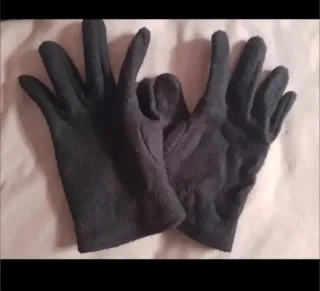 Guantes polares negros