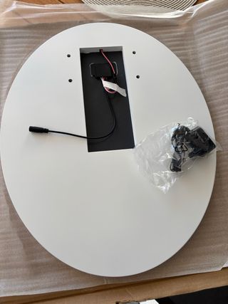 Espejo Tocador Redondo Blanco nuevo con luz