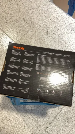 Switch Tenda TEG1116M Gigabit 16 Puertos