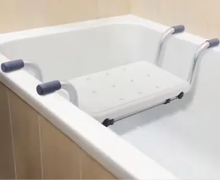 Assento de banho com apoios