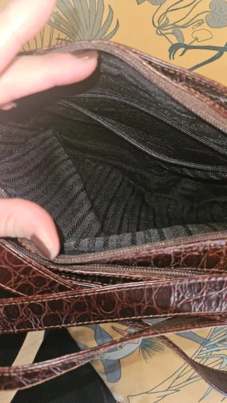 Bolso Prada vintage cocodrilo