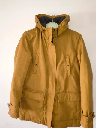 Gabardina hombre marrón