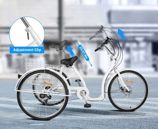 Triciclo 3 Ruedas Blanco