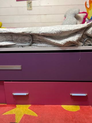 Cama nido con cajones