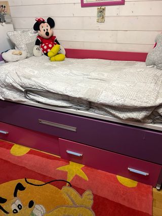 Cama nido con cajones