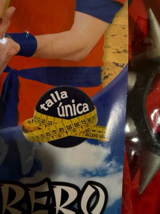Disfraz Goku Guerrero Talla Única