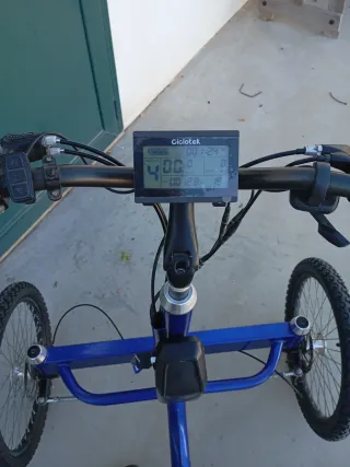 Triciclo Eléctrico Ciclotek Azul