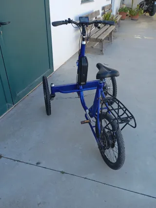 Triciclo Eléctrico Ciclotek Azul