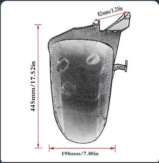 Guardabarros Trasero Yamaha XMAX