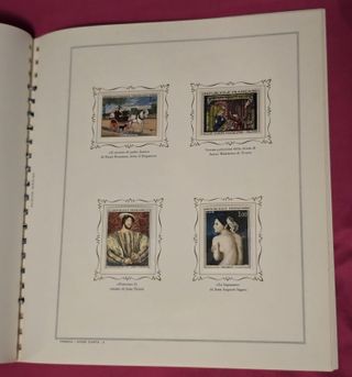 Album d'arte francobolli Francia - album marini