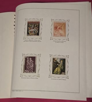 Album d'arte francobolli Francia - album marini