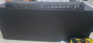 Sofá cama 2 plazas gris