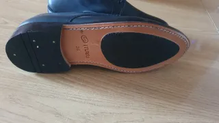 Zapatos cordones negros T/38