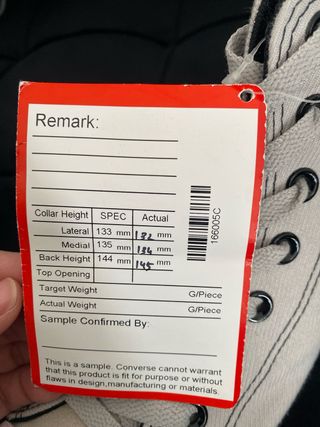 Converse All Star gris/Blanco Talla 38