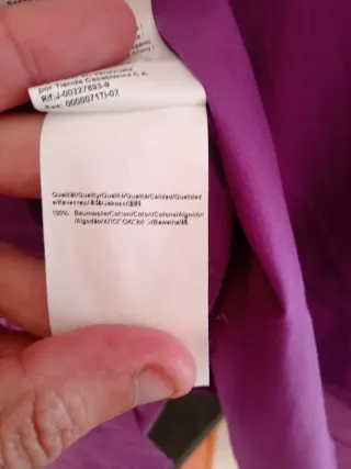 Camicetta Hugo Boss Viola Tg. 34 Nuova