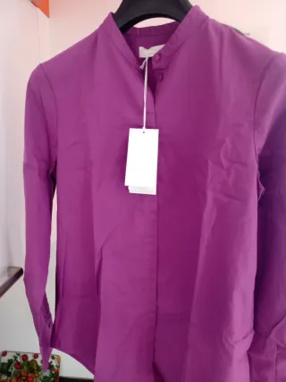 Camicetta Hugo Boss Viola Tg. 34 Nuova