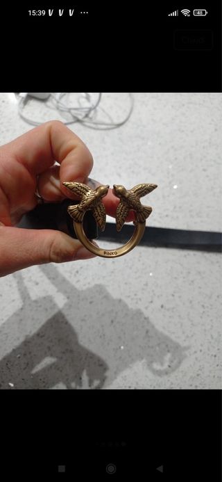 Cintura Pinko fibbia oro e borchie. Mai usata