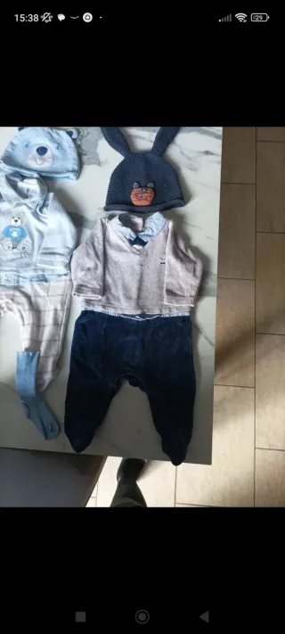 Set abbigliamento neonato 1-3 mesi