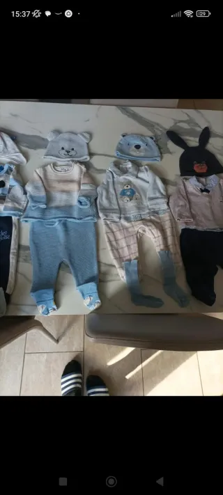 Set abbigliamento neonato 1-3 mesi