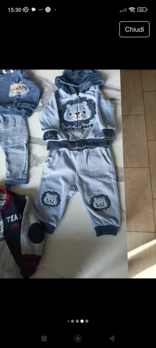 Set abbigliamento neonato 1-3 mesi