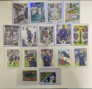 Lote 16 Cromos Mbappe Real Madrid Panini