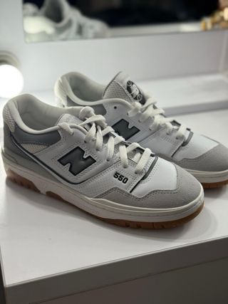 New Balance BB550ESC Unisex Gris Blanco