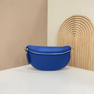 Bolso de hombro/riñonera de piel auténtica 1611