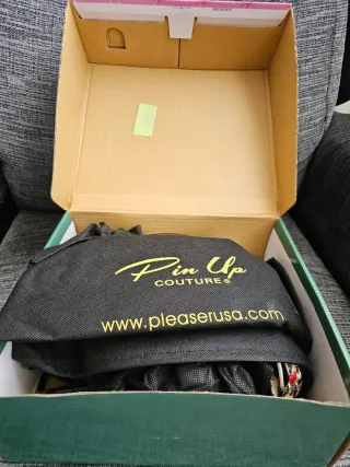 Zapatos Mary Jane Pin Up Couture Tattoo Talla 38