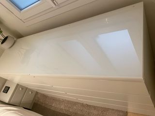 2 comodas MALM ikea con cristal