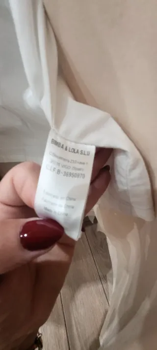 Gabardina Bimba y Lola Beige Talla M