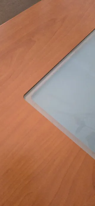 Mesa de centro madera y cristal