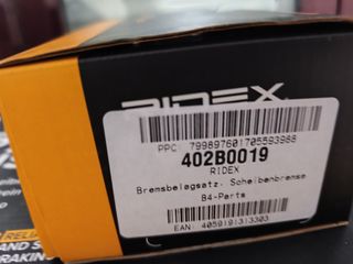 Pastillas y Disco de Freno RIDEX