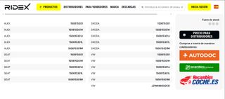 Pastillas y Disco de Freno RIDEX