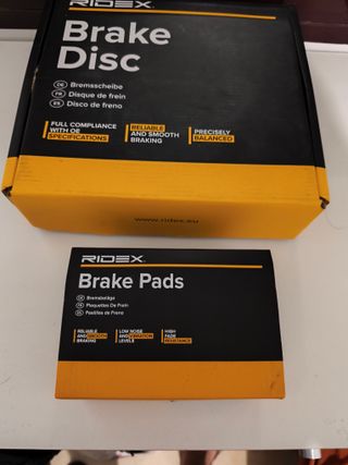 Pastillas y Disco de Freno RIDEX