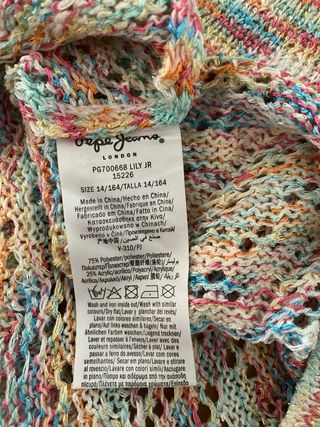 Jersey Pepe Jeans calado multicolor