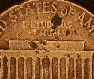 MONEDA 1 CENTAVO LINCOLN.1978D.ERROR LAMINACION.