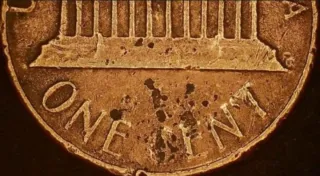 MONEDA 1 CENTAVO LINCOLN.1978D.ERROR LAMINACION.