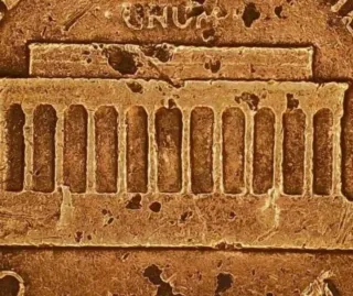 MONEDA 1 CENTAVO LINCOLN.1978D.ERROR LAMINACION.