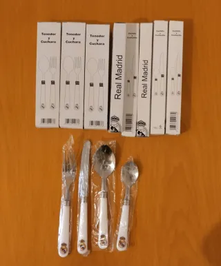 Cubiertos Infantiles Real Madrid