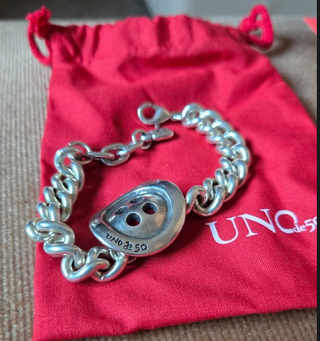 Bracciale Uno de 50 maglia con bottone