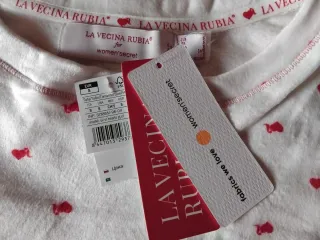 Pijama LA VECINA RUBIA mujer S corazón