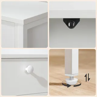 Mesa consola blanca 100cm