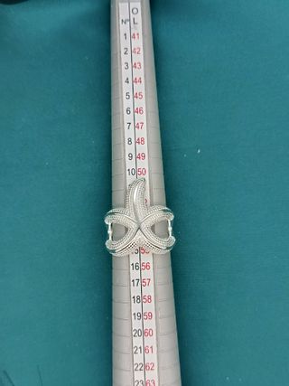 Anillo Plata Ley 925 Estrella de Mar