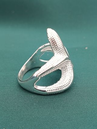 Anillo Plata Ley 925 Estrella de Mar
