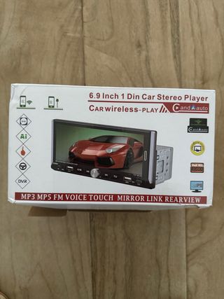 Pantalla Coche 6.9 1 Din Car Stereo